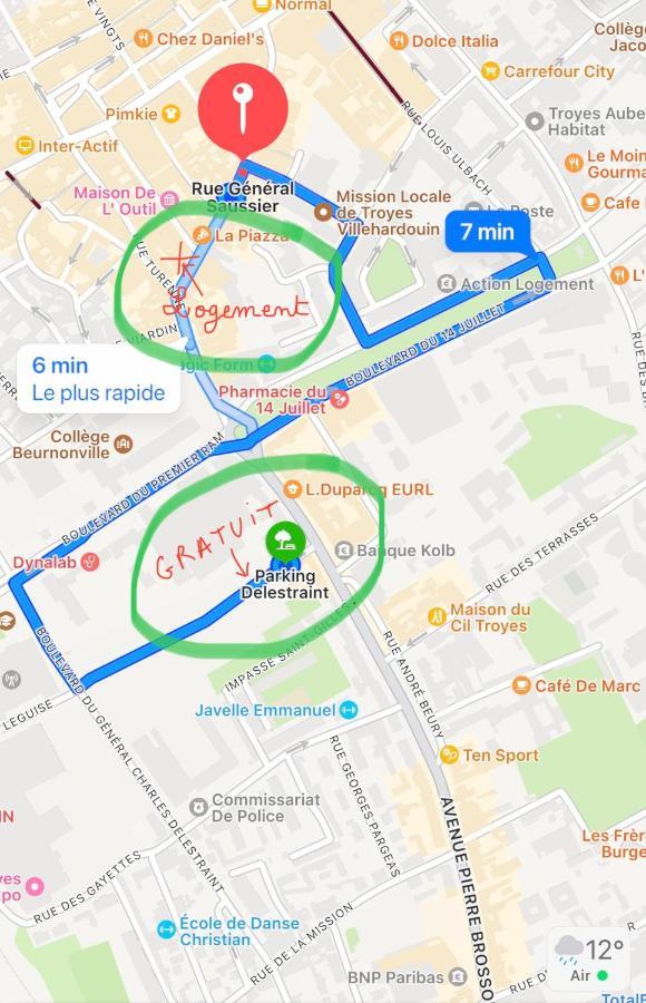 Une Nuit Comme Un Chevalier! Coeur Historique - Hypercentre. Troyes Ngoại thất bức ảnh